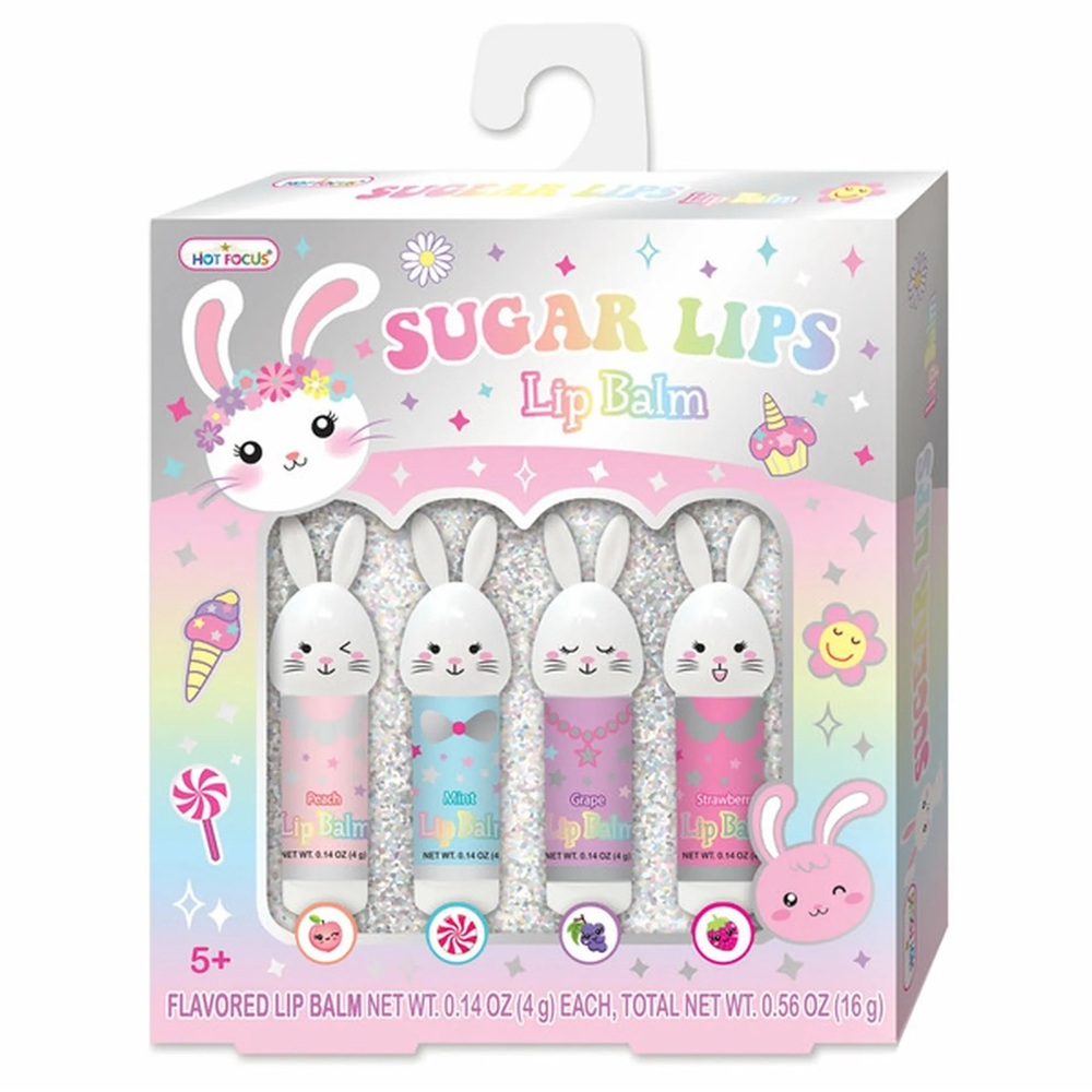 Hot Focus Bunny Sugar Lips Lip Balm Set